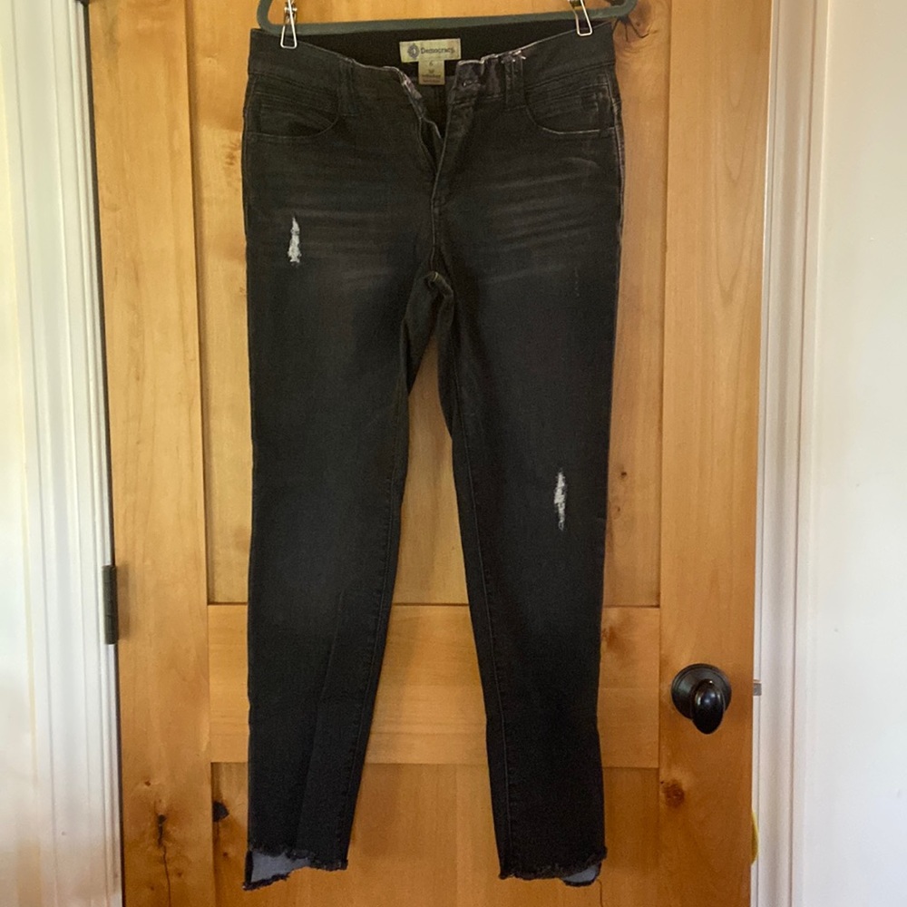 Democracy Ab Technology SZ 6 Black Stretch Jeans